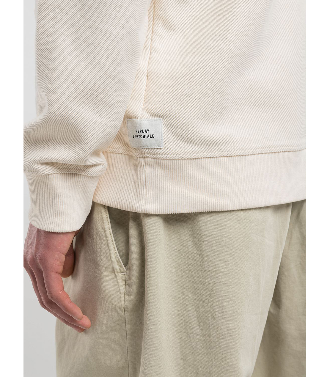 インターロック スウェットシャツ 詳細画像 アイボリー 6